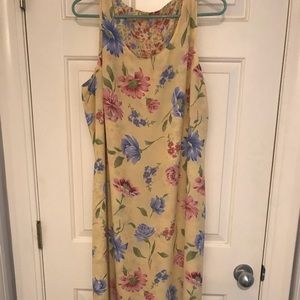 Floral reversible maxi